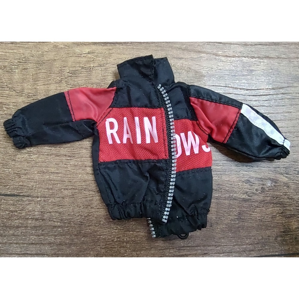 Rainbow High Doll Ruby Anderson Black Red Jacket Coat Z12